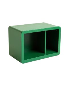 Aspen Bend Low Toy Storage Unit - Green