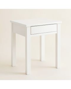 Aspen Edge Side Table - White (synthetic illustration; no displayed measurements)