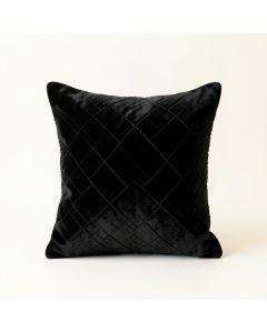 Sage Crest Filled Accent Pillow - Black (synthetic illustration; no displayed measurements)