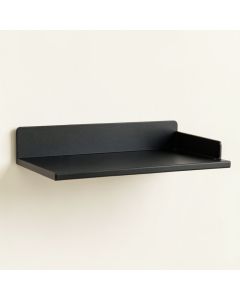 River Branch Wall-Mounted Shelf - Black (synthetic illustration; no displayed measurements)