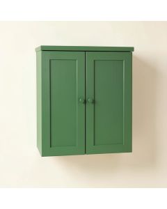 Fern Bend Wall-Mounted Laundry Cabinet - Green (synthetic illustration; no displayed measurements)