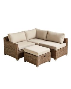 Halcott Patio Sectional With Cushions (synthetic illustration; no displayed measurements)