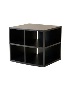 Alder Bluff Desktop Shelving Unit - Black (synthetic illustration; no displayed measurements)