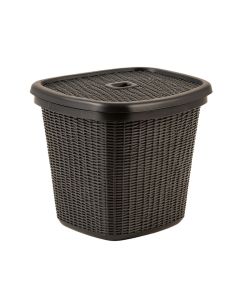 Ash Bridge Laundry Hamper - Black