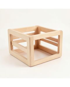 Juniper Crossing Empty Furniture-Style Pet Crate - Beige (synthetic illustration; no displayed measurements)