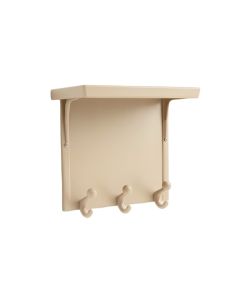 Ridge Bridge Wall-Mounted Entryway Organizer Shelf - Beige (synthetic illustration; no displayed measurements)