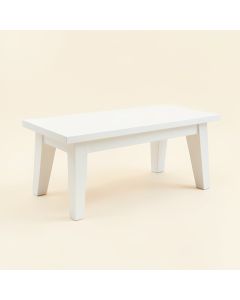 Dawn Dell Indoor Bench - White (synthetic illustration; no displayed measurements)