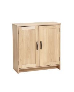 2-Door Wood Entryway 8 Pair Shoe Storage Cabinet