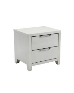Menges 2 - Drawer Nightstand In Light Gray