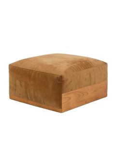 Malinda 15 '' Wide Velvet Heart Pouf Ottoman (synthetic illustration; no displayed measurements)