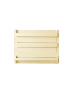 River Crest Empty Wall-Mounted Tool Organizer Panel - Ivory (synthetic illustration; no displayed measurements)