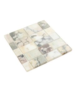 Volare 1 '' X 4 '' Glass Grid Mosaic Tile