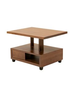 Nido Floor Shelf Coffee Table With Storage (synthetic illustration; no displayed measurements)