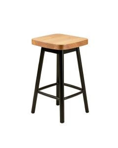 Hartsfield Solid Wood Counter & Bar Stool (synthetic illustration; no displayed measurements)