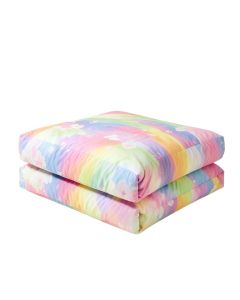 Unicorn Dreamz - Coma Inducer® Oversized Queen Comforter - Buttercup Rainbow (synthetic illustration; no displayed measurements)