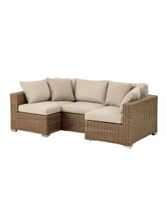 Netherside Patio 4 Piece Rattan Sofa Seating Group With Cushions (synthetic illustration; no displayed measurements)