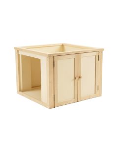 Linden Canyon Empty Furniture-Style Litter Enclosure - Cream
