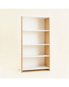 Dune Brook Freestanding Bookcase - White (synthetic illustration; no displayed measurements)