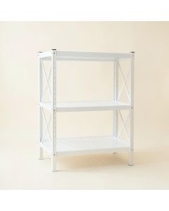 Juniper Bend Empty Seed-Starting Shelving Unit Without Lights - White (synthetic illustration; no displayed measurements)