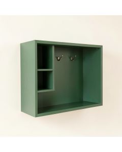 Reed Dale Wall-Mounted Entryway Organizer Shelf - Green (synthetic illustration; no displayed measurements)