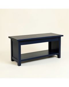 Shore Dell Indoor Bench - Navy (synthetic illustration; no displayed measurements)