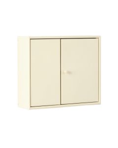 Flint Crest Wall-Mounted Entry Cabinet - Cream (synthetic illustration; no displayed measurements)