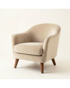 River Brook Upholstered Armchair - Beige (synthetic illustration; no displayed measurements)