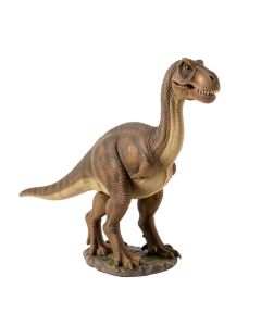 Scaled Jurassic Brachiosaurus Dinosaur Statue