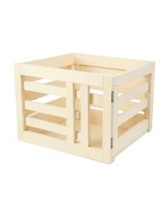 Laurel Brook Empty Furniture-Style Pet Crate - Cream