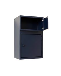 Pine Canyon Wall-Mounted Entry Cabinet - Navy (synthetic illustration; no displayed measurements)