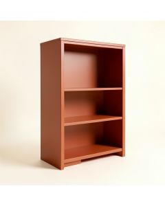 Slate Edge Freestanding Bookcase - Terracotta (synthetic illustration; no displayed measurements)