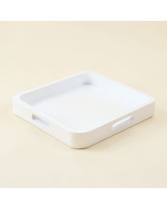 Flint Crossing Serving Tray - White (synthetic illustration; no displayed measurements)