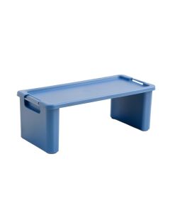 Dawn Dale Narrow Outdoor Storage Bench - Blue (synthetic illustration; no displayed measurements)