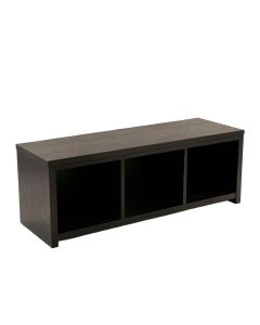 Moss Bluff Shoe Storage Bench - Black