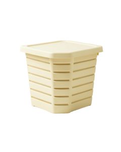 Pine Bridge Closed Garden Compost Bin - Cream (synthetic illustration; no displayed measurements)