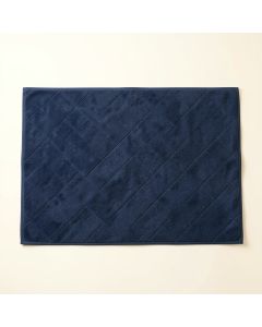 Cove Crest Bath Mat - Navy (synthetic illustration; no displayed measurements)
