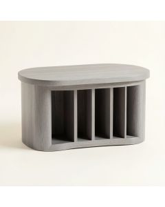 Dawn Bluff Shoe Storage Bench - Gray (synthetic illustration; no displayed measurements)