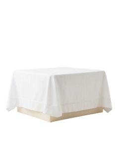 Bay Crest Flat Bed Sheet - White