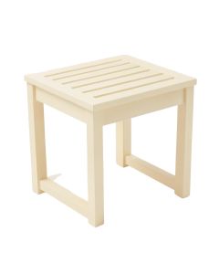 Laurel Canyon Compact Balcony Table - Cream (synthetic illustration; no displayed measurements)