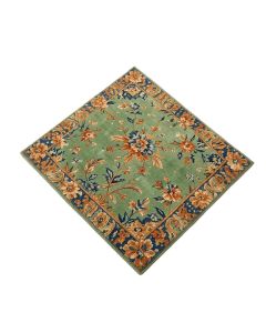 Broadus Floral Green/Blue/Orange Area Rug