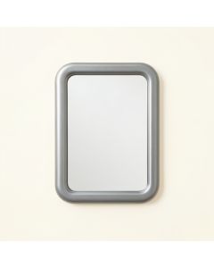 Slate Bend Framed Wall Mirror - Gray (synthetic illustration; no displayed measurements)
