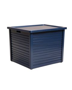 Rowan Arc Closed Outdoor Storage Box - Navy (synthetic illustration; no displayed measurements)