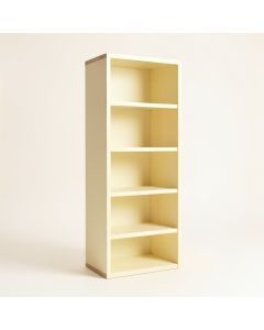 Flint Bend Narrow Cubby Tower - Cream (synthetic illustration; no displayed measurements)
