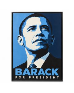 Barack For President By Wilbur Pierce - Graphic Art Print