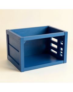 Cliff Canyon Empty Furniture-Style Pet Crate - Blue (synthetic illustration; no displayed measurements)