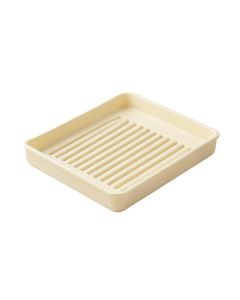 Vale Crest Empty Under-Desk Cable Tray - Cream