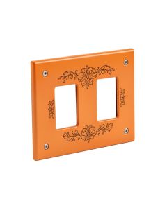 Flower Girl Mexican Art Colorful 2-Gang Toggle Light Switch Wall Plate