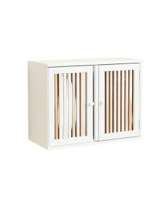 Briar Crest Wall-Mounted Entry Cabinet - White