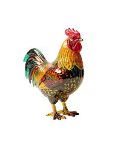 Rooster Glass Art