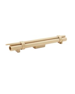 Decorative Privacy Wraparound Single Curtain Rod